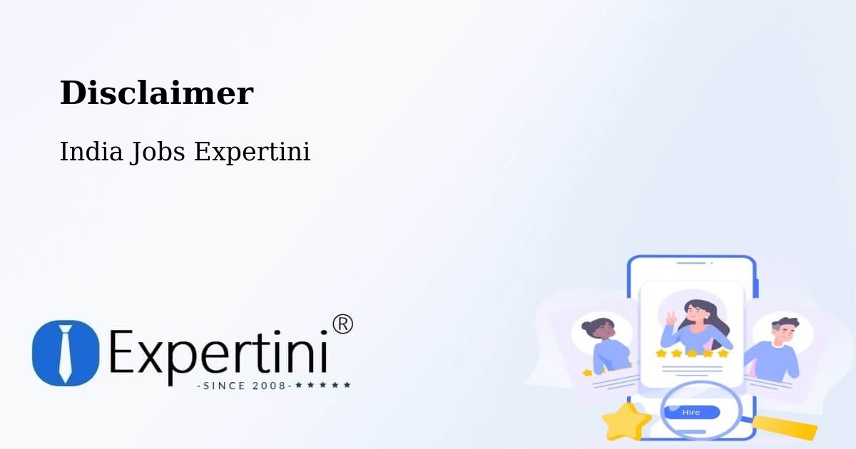 Disclaimer – Junagadh - India Jobs Expertini